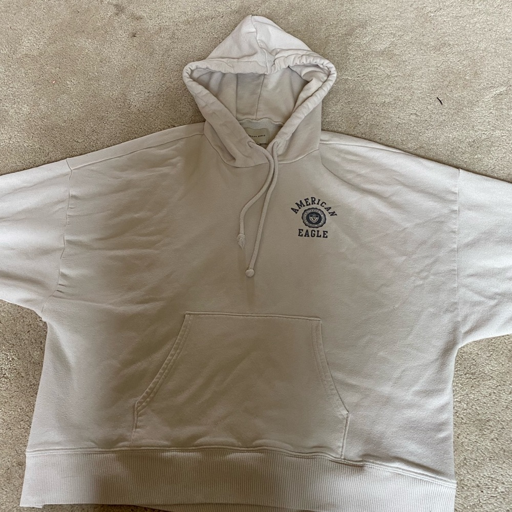 white american eagle hoodie